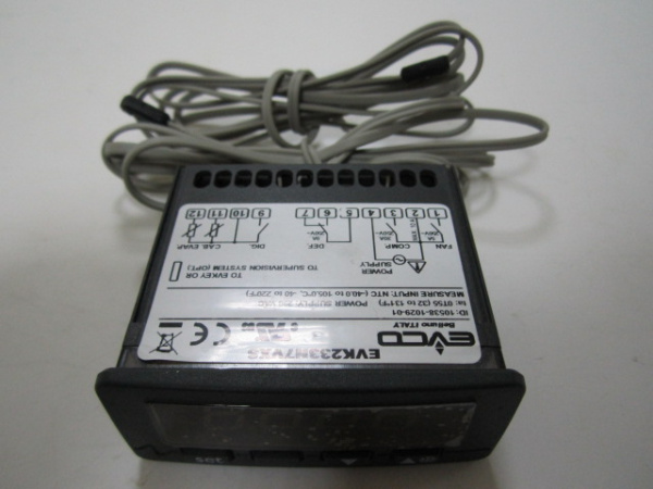 Контроллер EVCO EVK233N7VXS с 2 датчиками NTC TMF 1.5 m